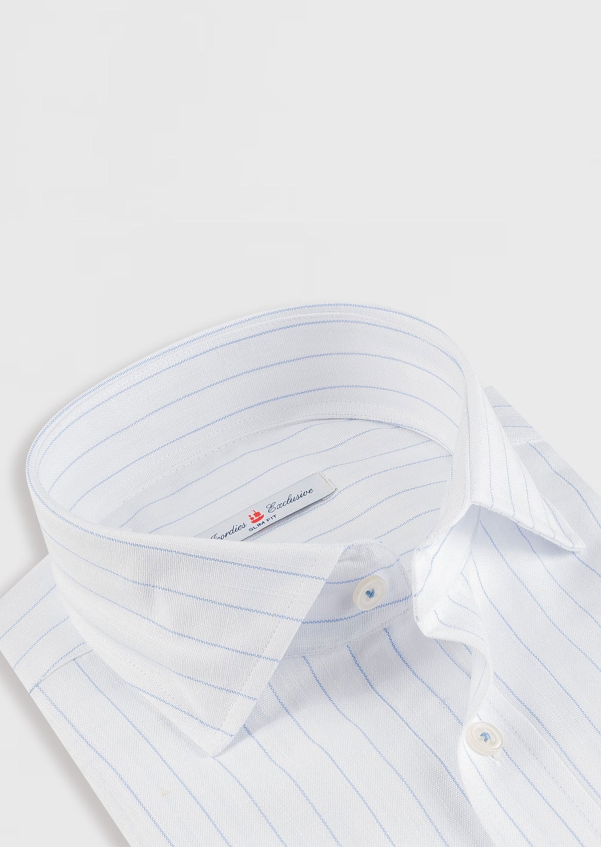 White - Blue Long Sleeve Shirt