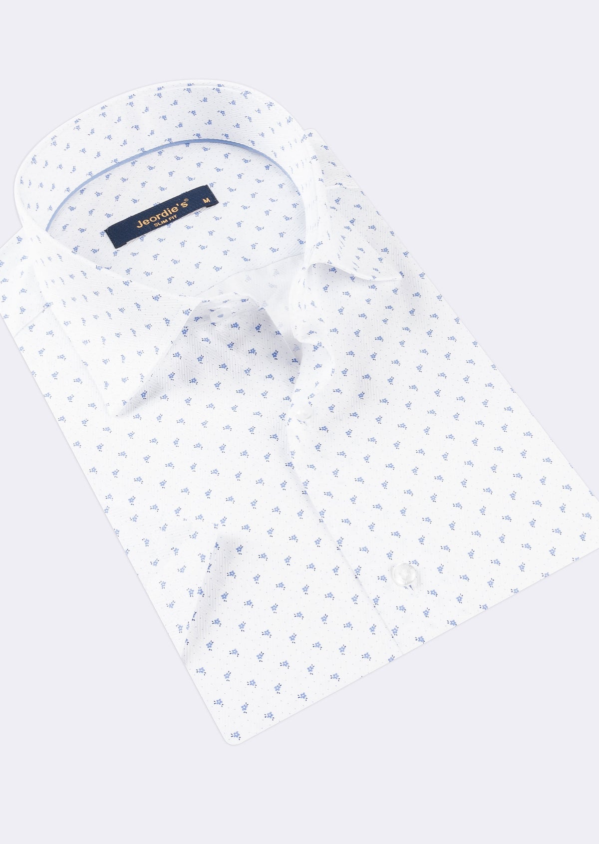White - Blue Short Sleeve Shirt