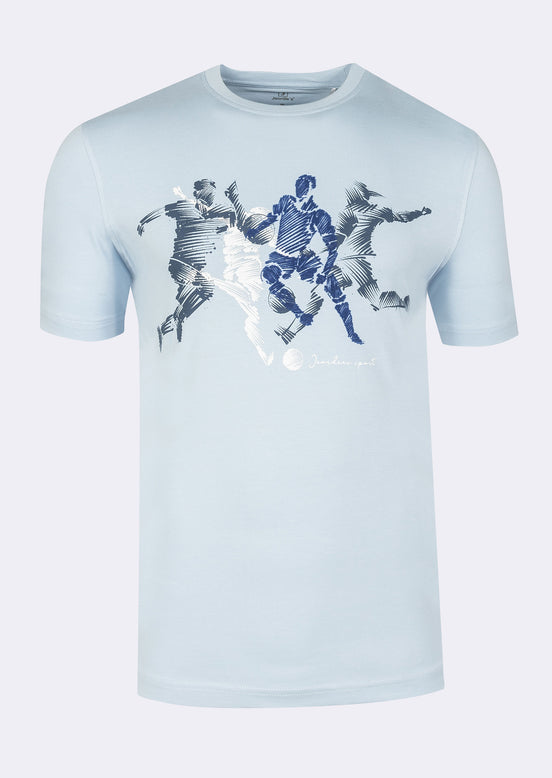Light Blue Crew Neck T-shirt