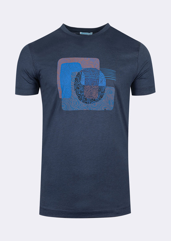 Navy Crew Neck T-shirt