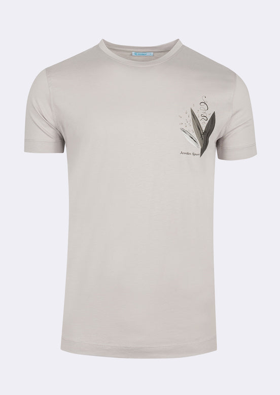 Ice Grey Crew Neck T-shirt
