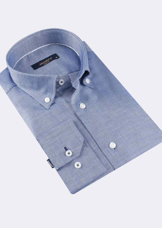 Dark Blue Cotton Shirt