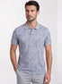 Grey Melange Polo T-Shirt