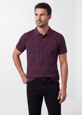 Dark Purple Polo T-Shirt
