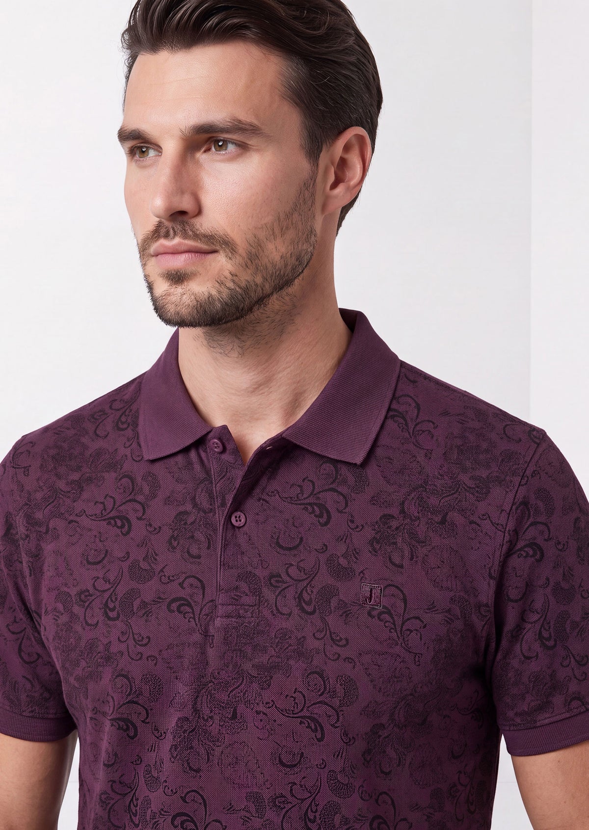 Dark Purple Polo T-Shirt