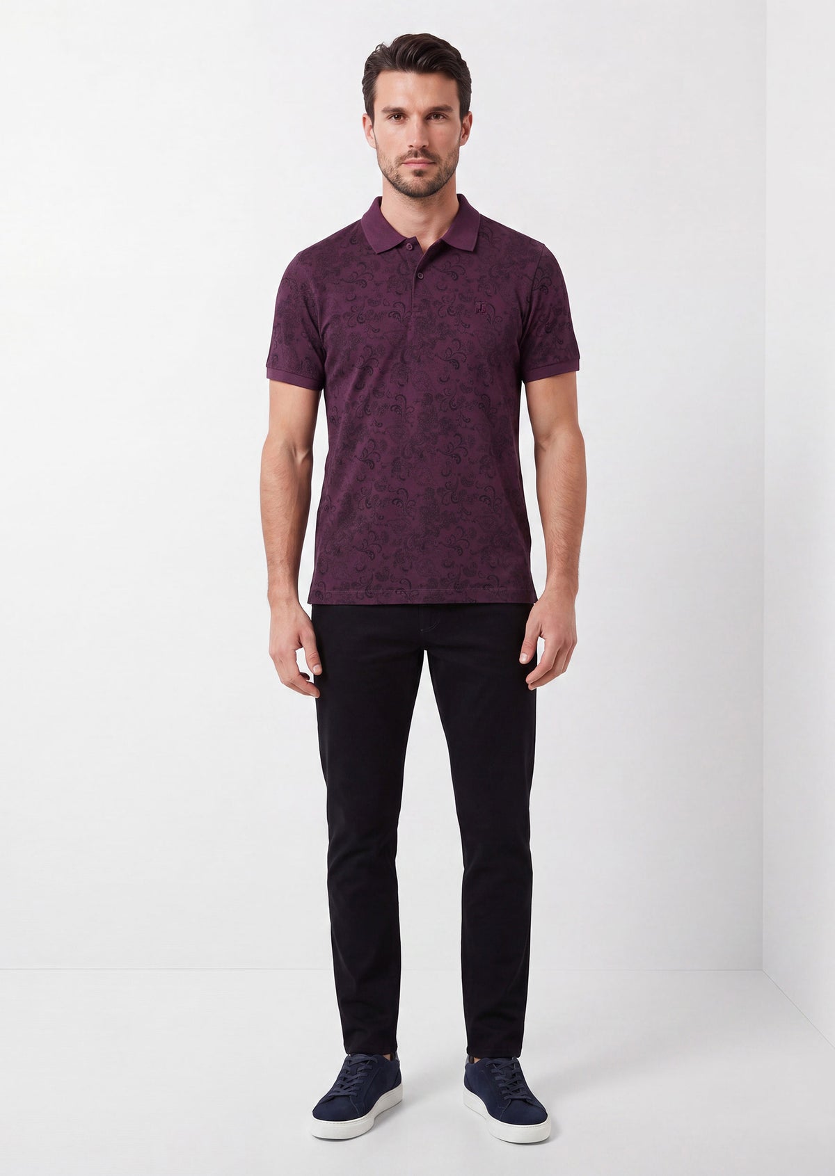 Dark Purple Polo T-Shirt
