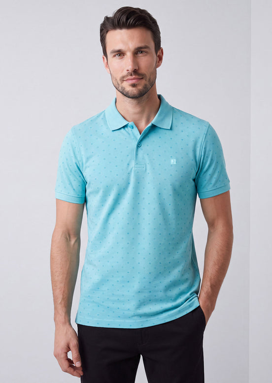Turquoise Polo T-Shirt