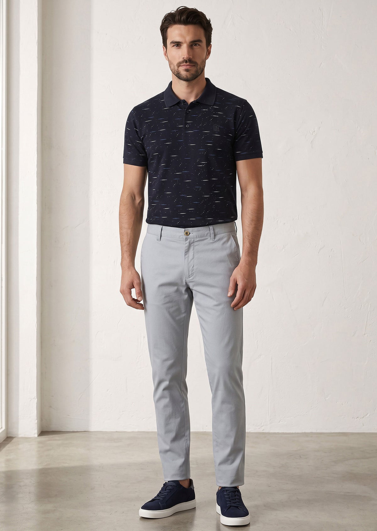 Navy Polo T-Shirt