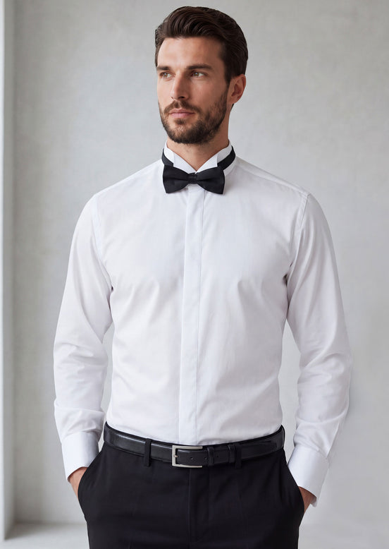 White Wing Collar Shirt