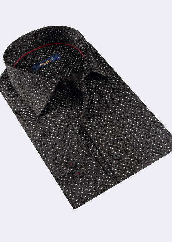 Black - Grey Long Sleeve Shirt