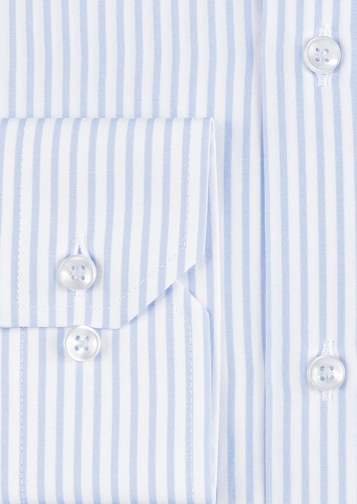 Blue - White Long Sleeve Shirt