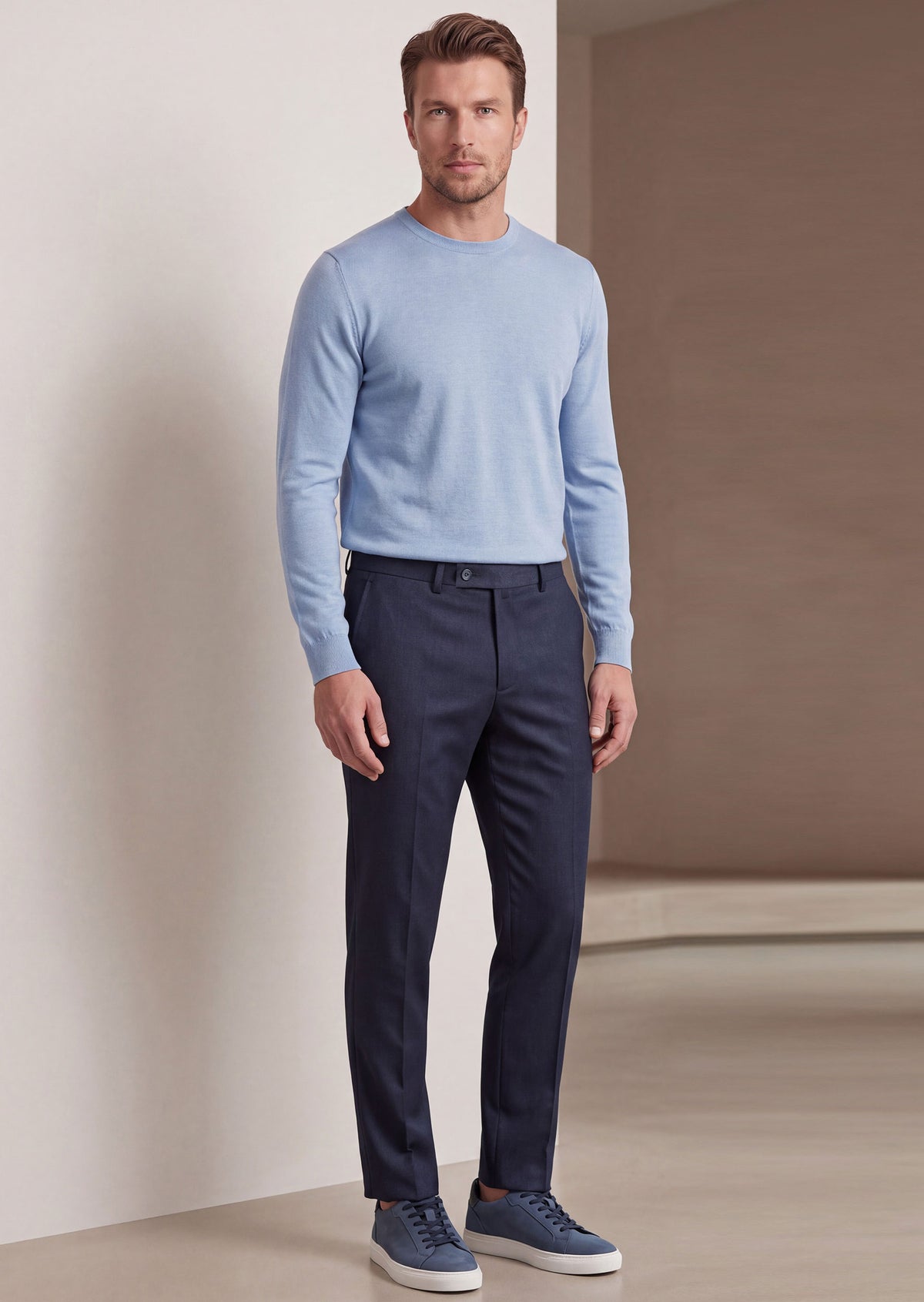 Navy Chino & Casual Pant
