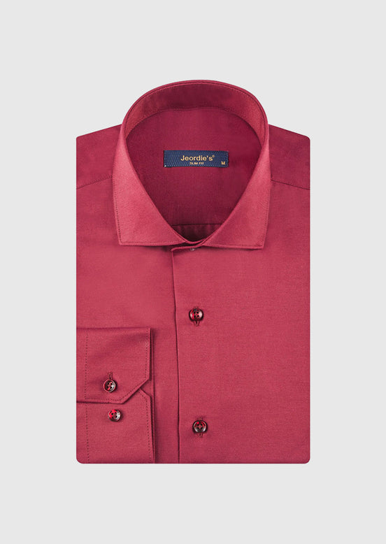 Burgundy Plain Shirt