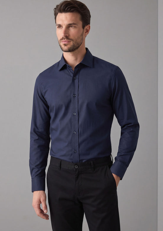 Navy Plain Shirt