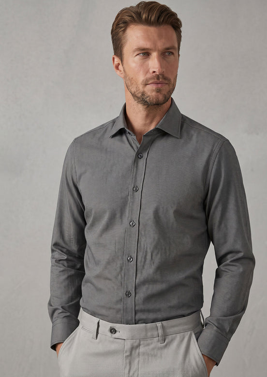 Charcoal Plain Shirt