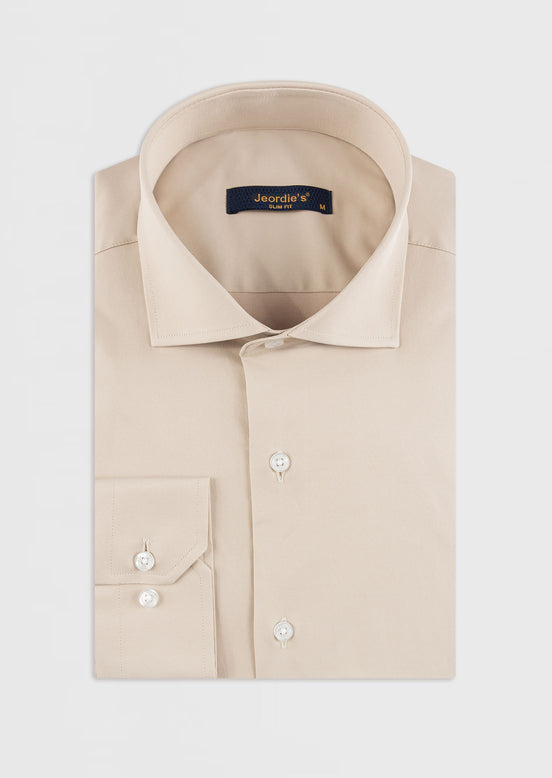 Beige Plain Shirt