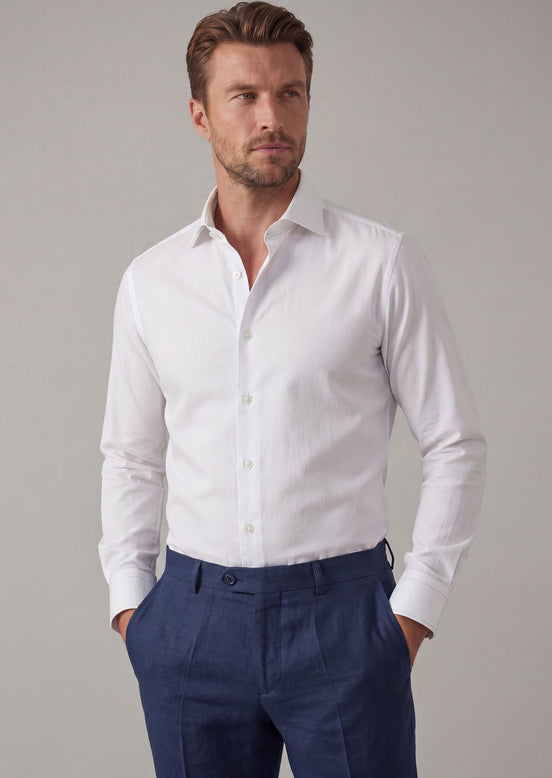 Cream Plain Shirt