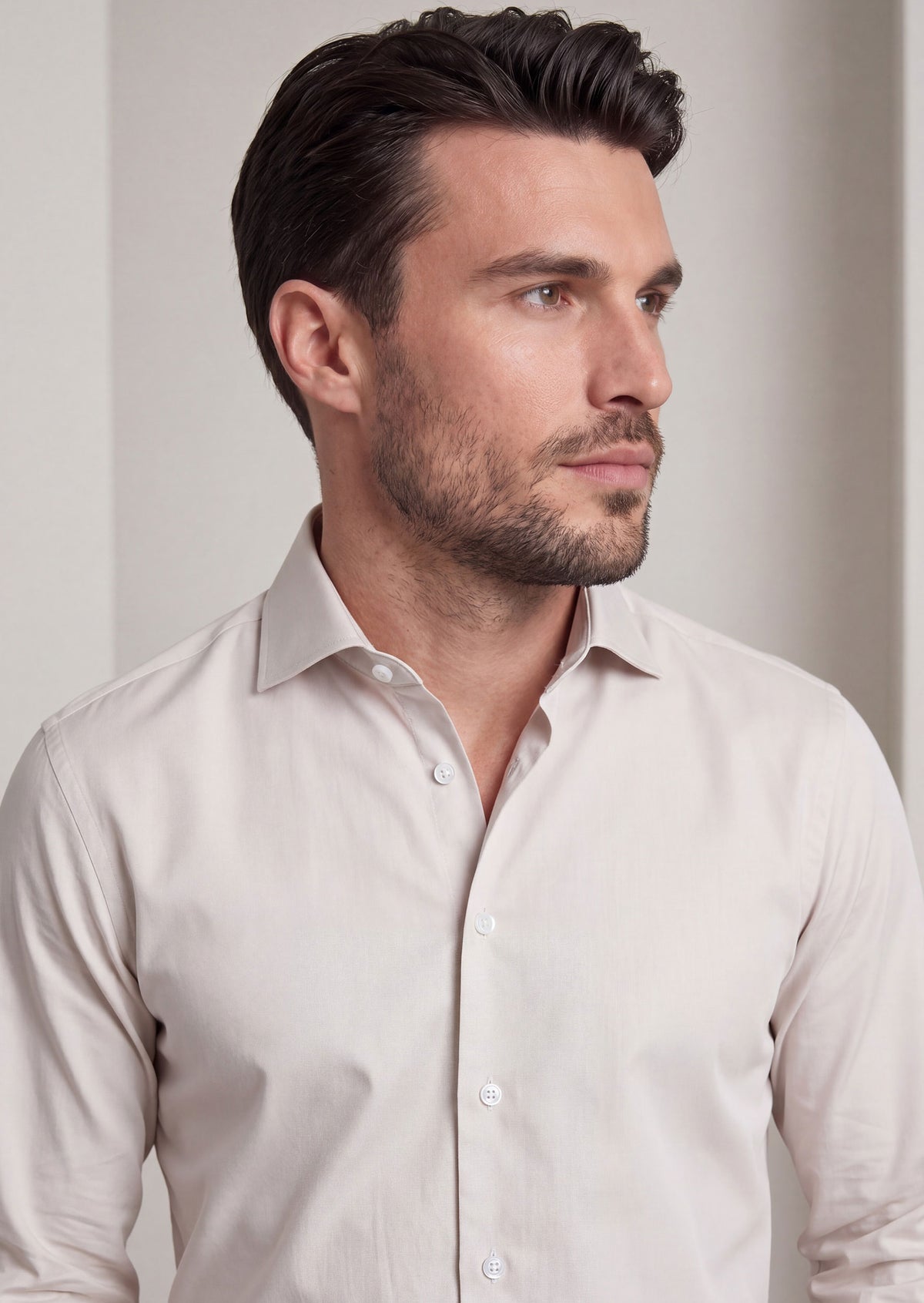 Grey Plain Shirt