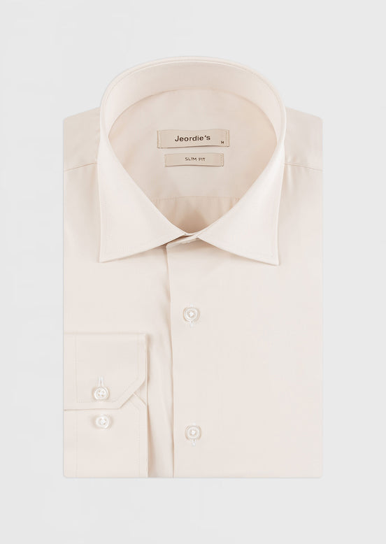Beige Plain Shirt