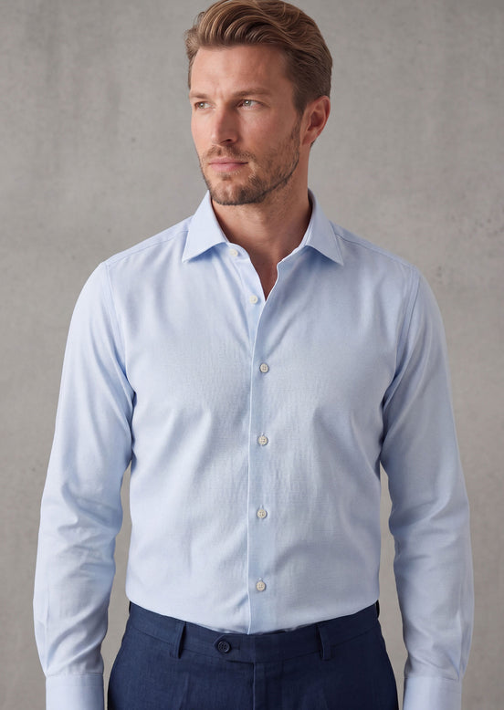 Blue Plain Shirt