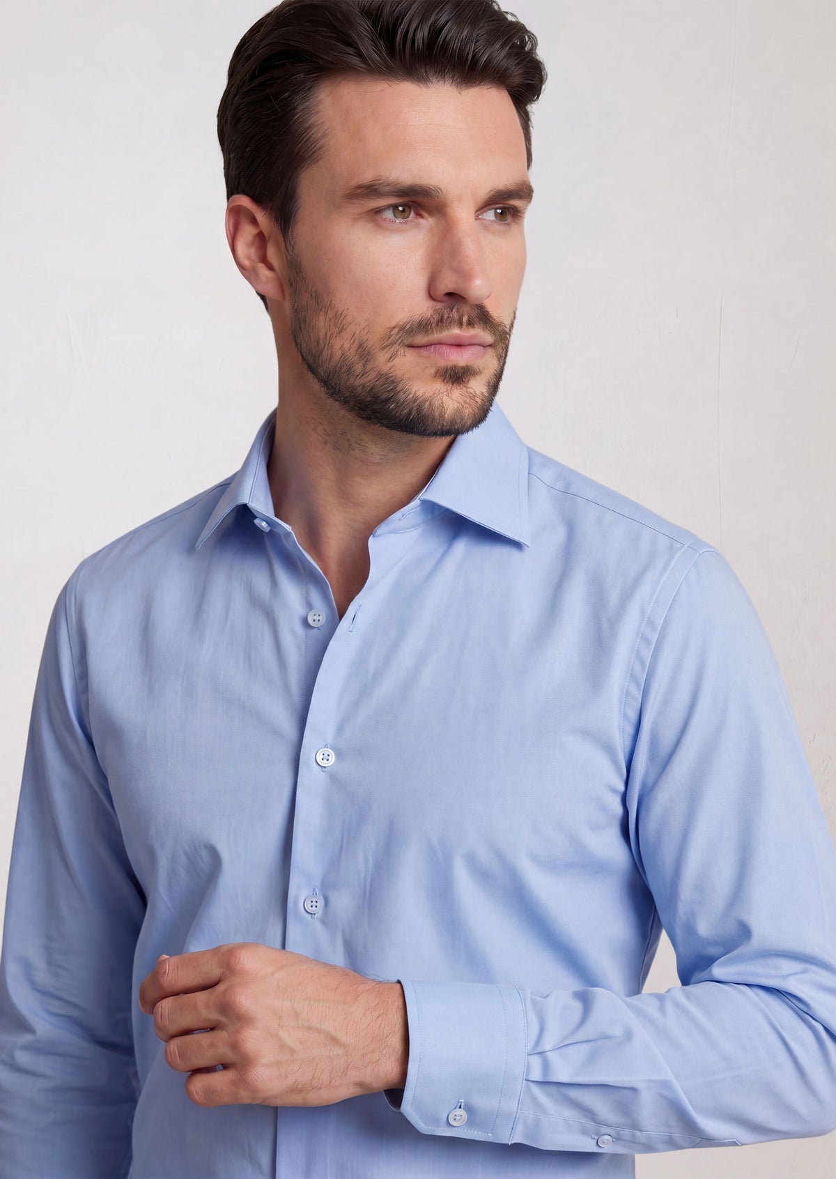 Light Blue Long Sleeve Shirt