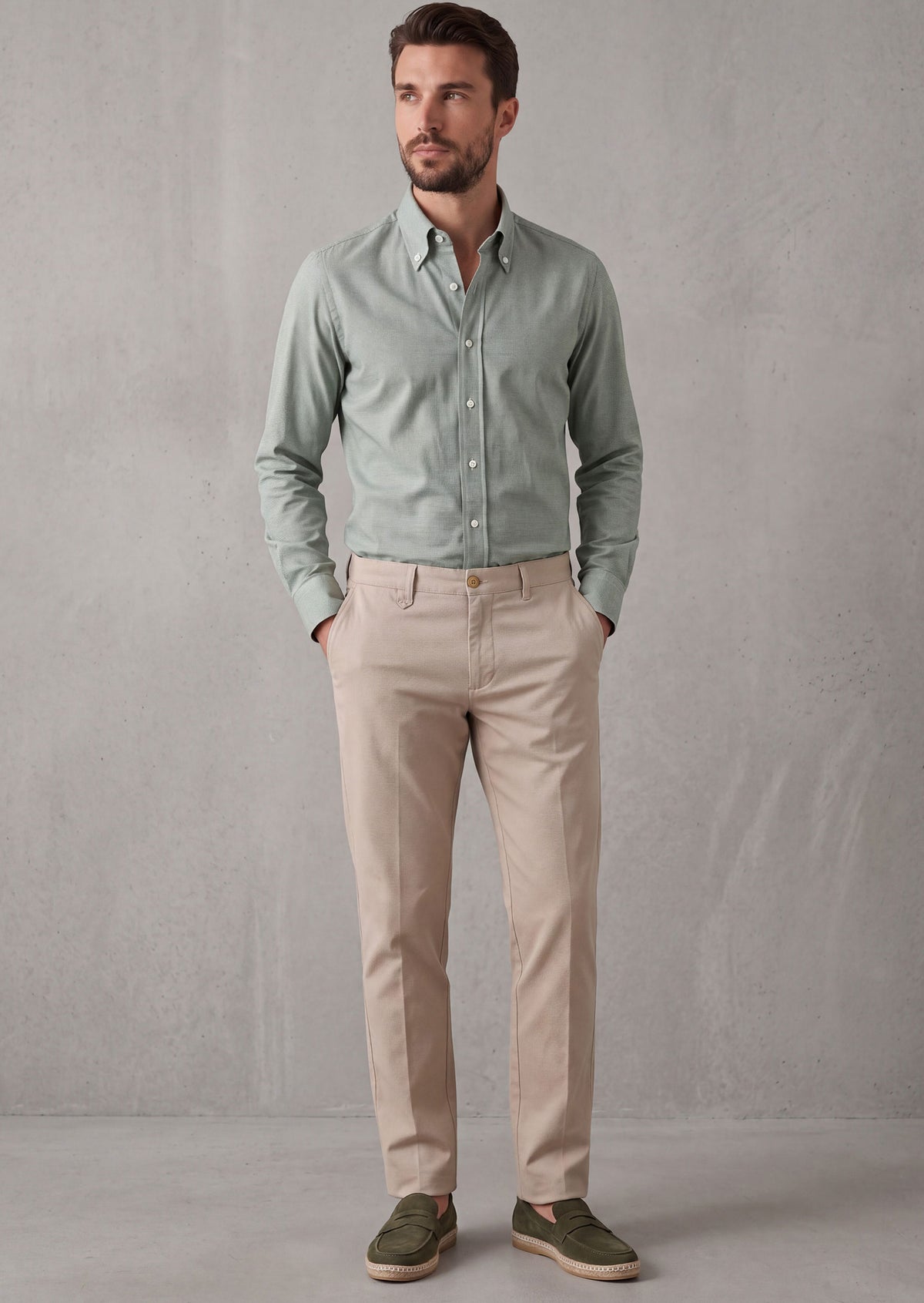 Green Long Sleeve Shirt