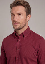 Burgundy Long Sleeve Shirt