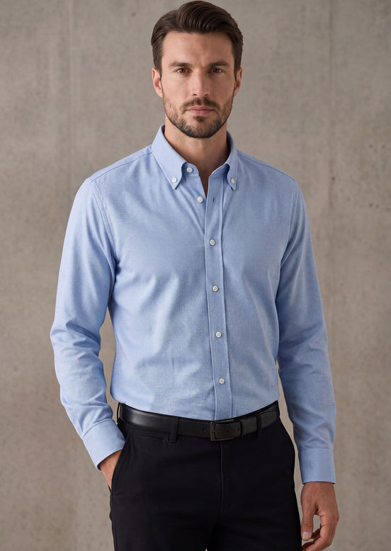 Mid Blue Long Sleeve Shirt