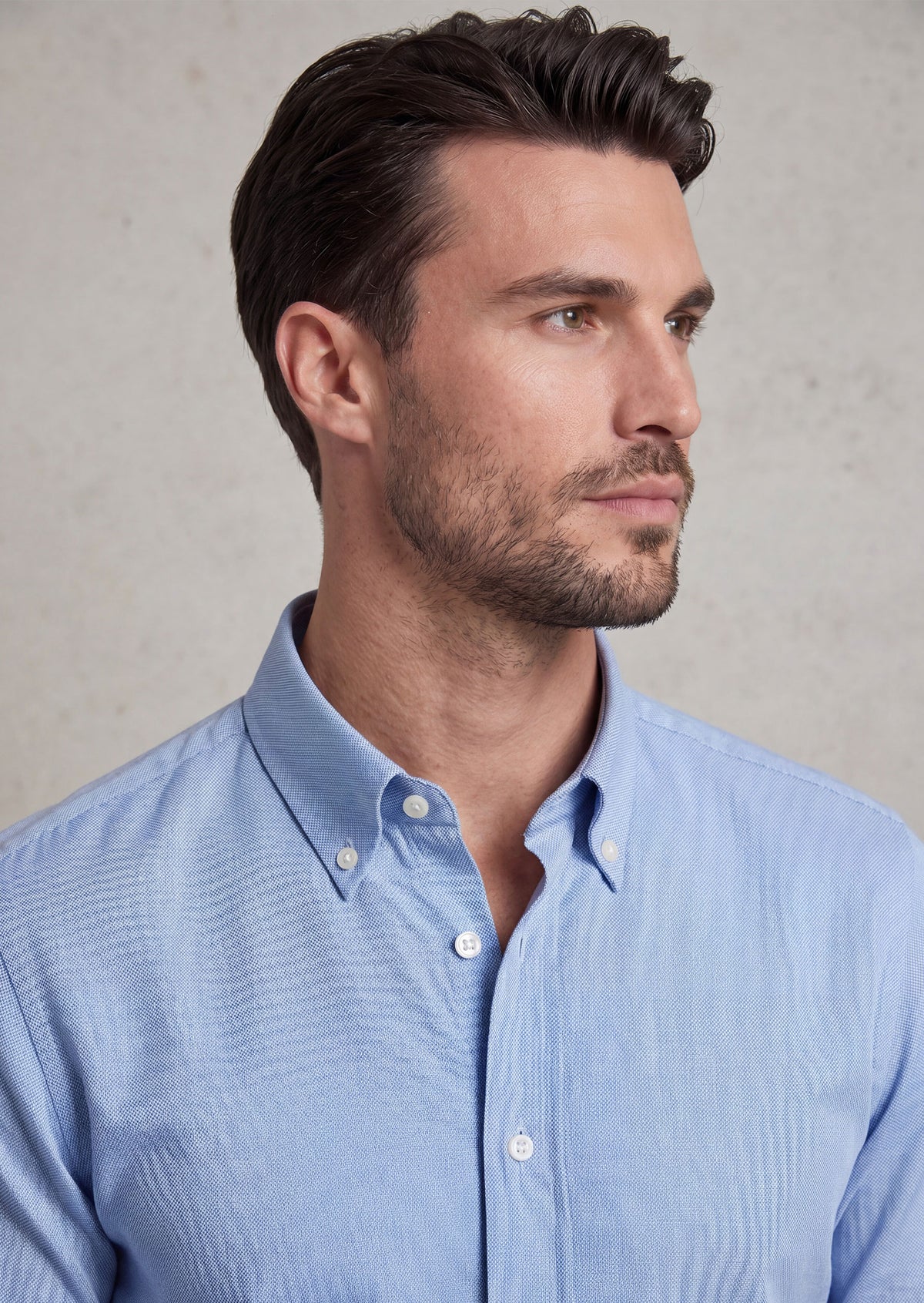 Mid Blue Long Sleeve Shirt