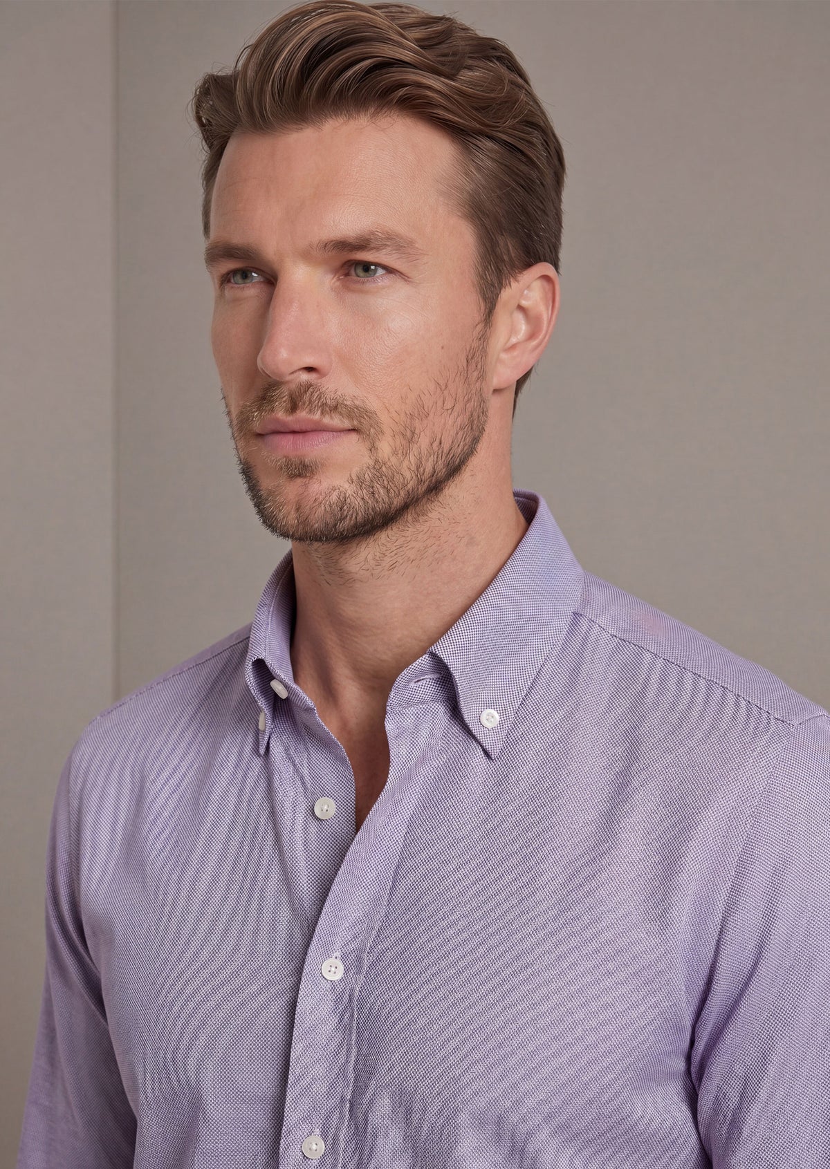 Light Purple Long Sleeve Shirt