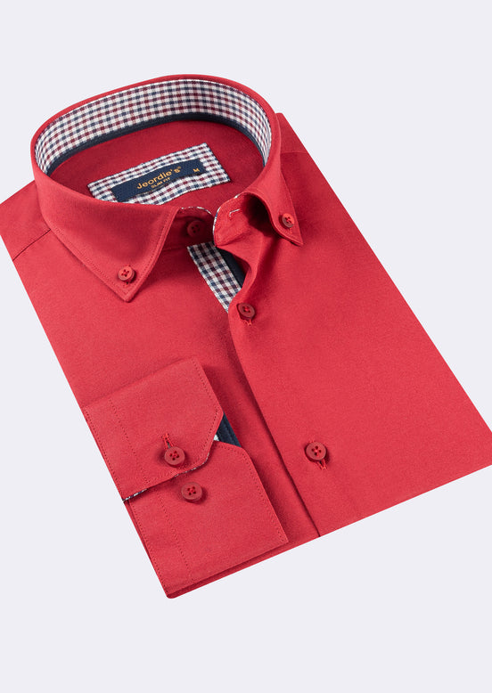 Burgundy Long Sleeve Shirt