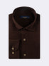 Dark Brown Long Sleeve Shirt