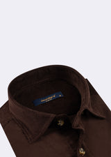 Dark Brown Long Sleeve Shirt
