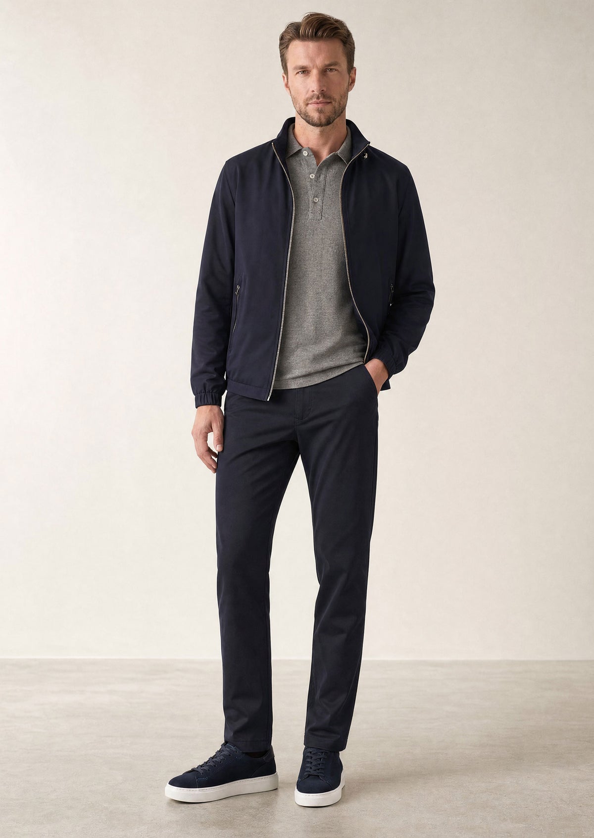 Navy Light Jacket