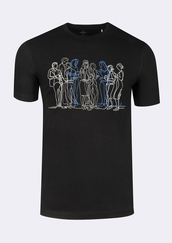 Black Crew Neck T-shirt