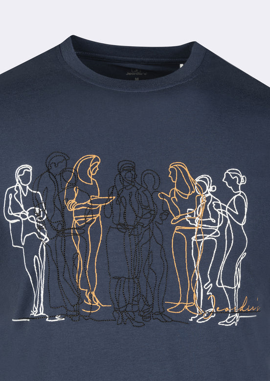 Marine Crew Neck T-shirt