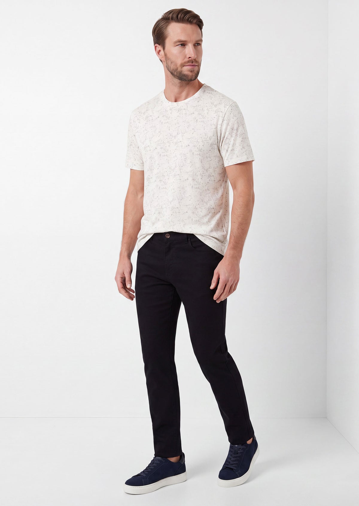 White Crew Neck T-shirt