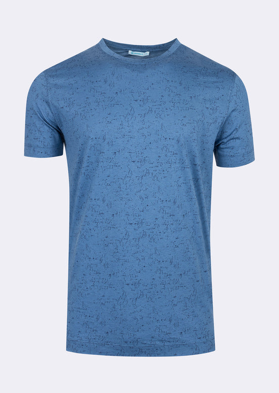 Indigo Crew Neck T-shirt