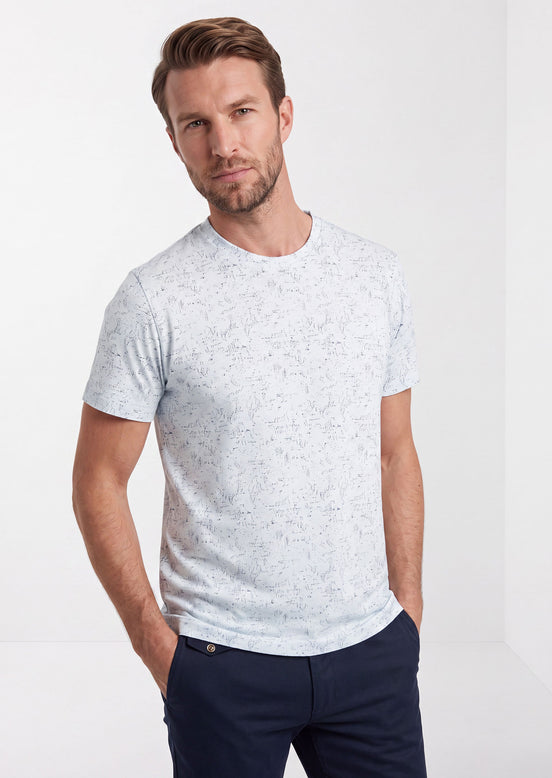 Light Blue Crew Neck T-shirt