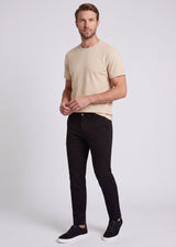 Beige Crew Neck T-shirt