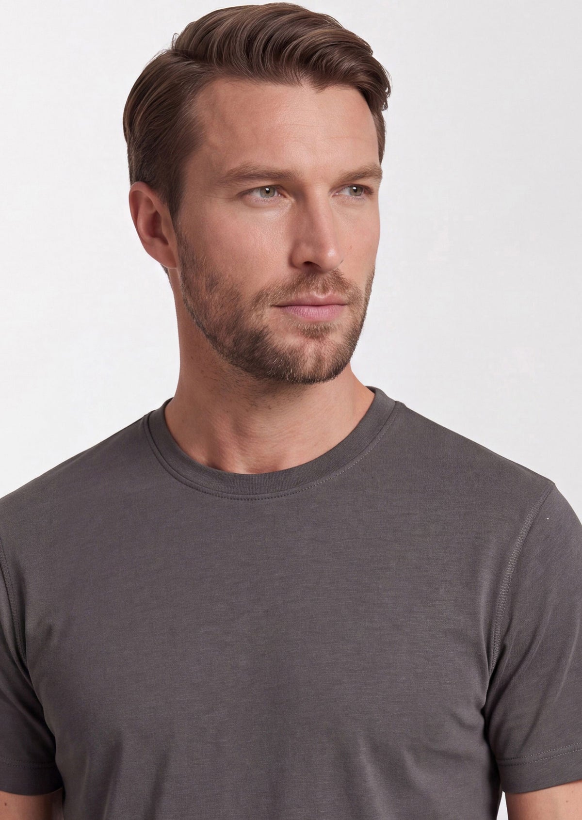 Grey Crew Neck T-shirt