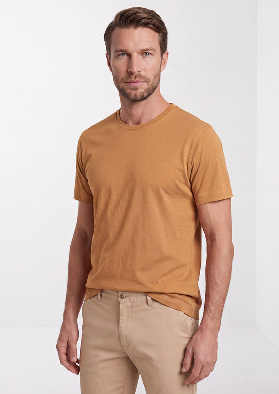Taupe Crew Neck T-shirt