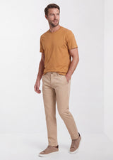 Taupe Crew Neck T-shirt