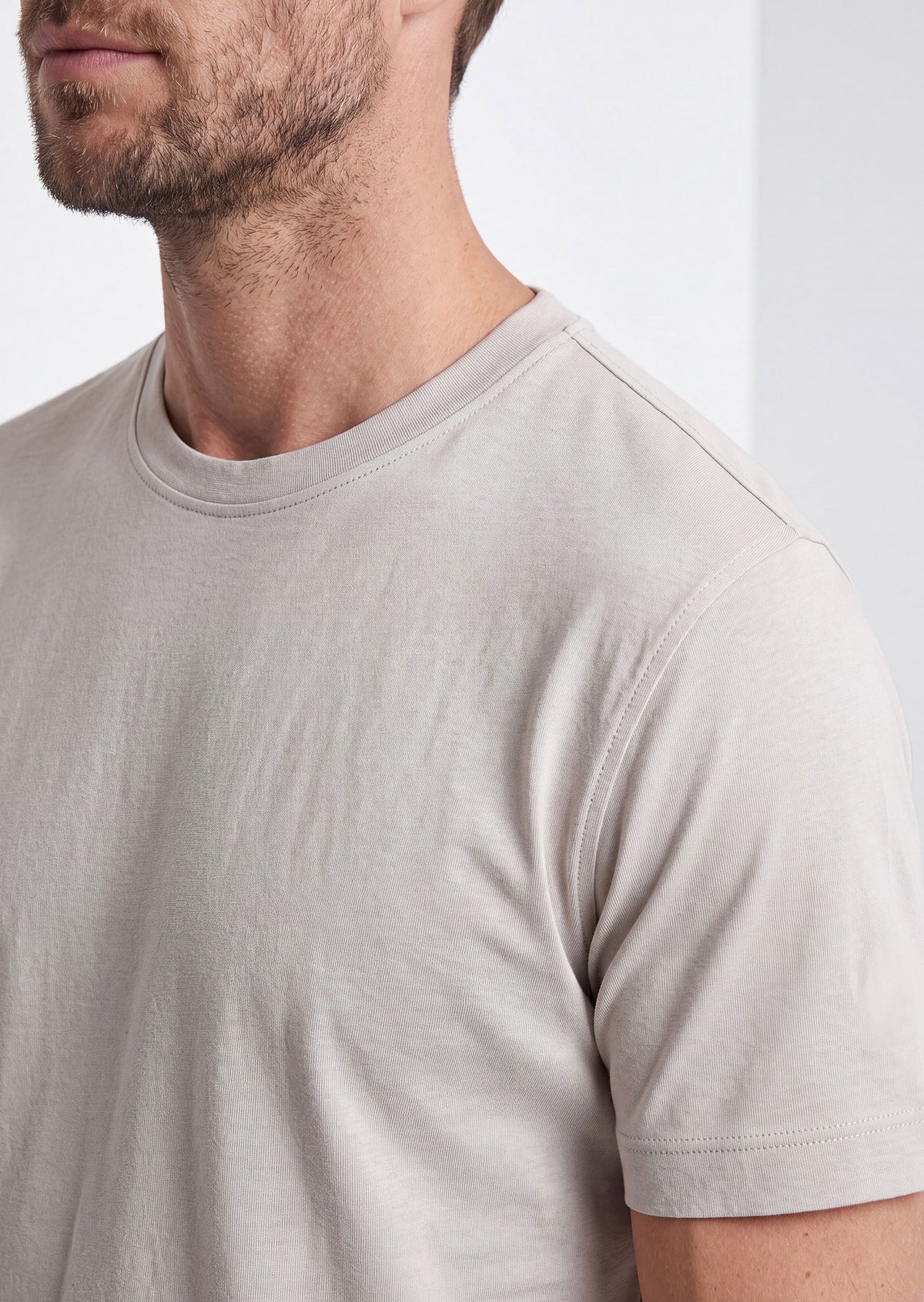 Ice Grey Crew Neck T-shirt