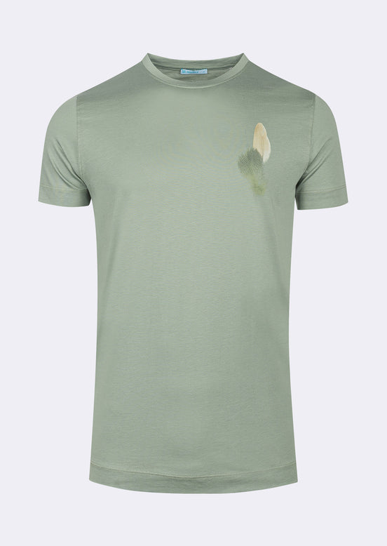 Khaki Crew Neck T-shirt