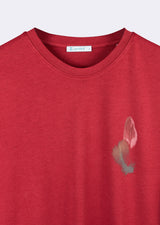 Burgundy Crew Neck T-shirt