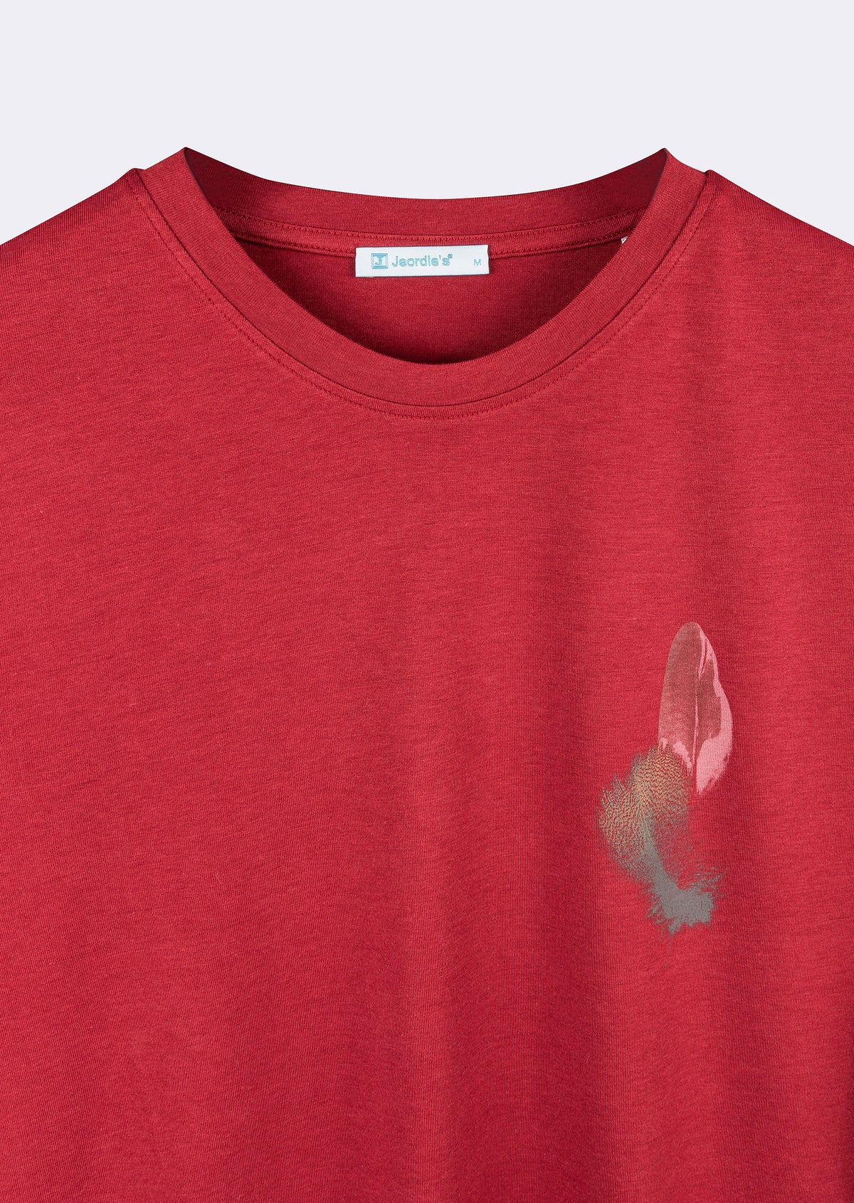 Burgundy Crew Neck T-shirt