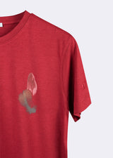 Burgundy Crew Neck T-shirt