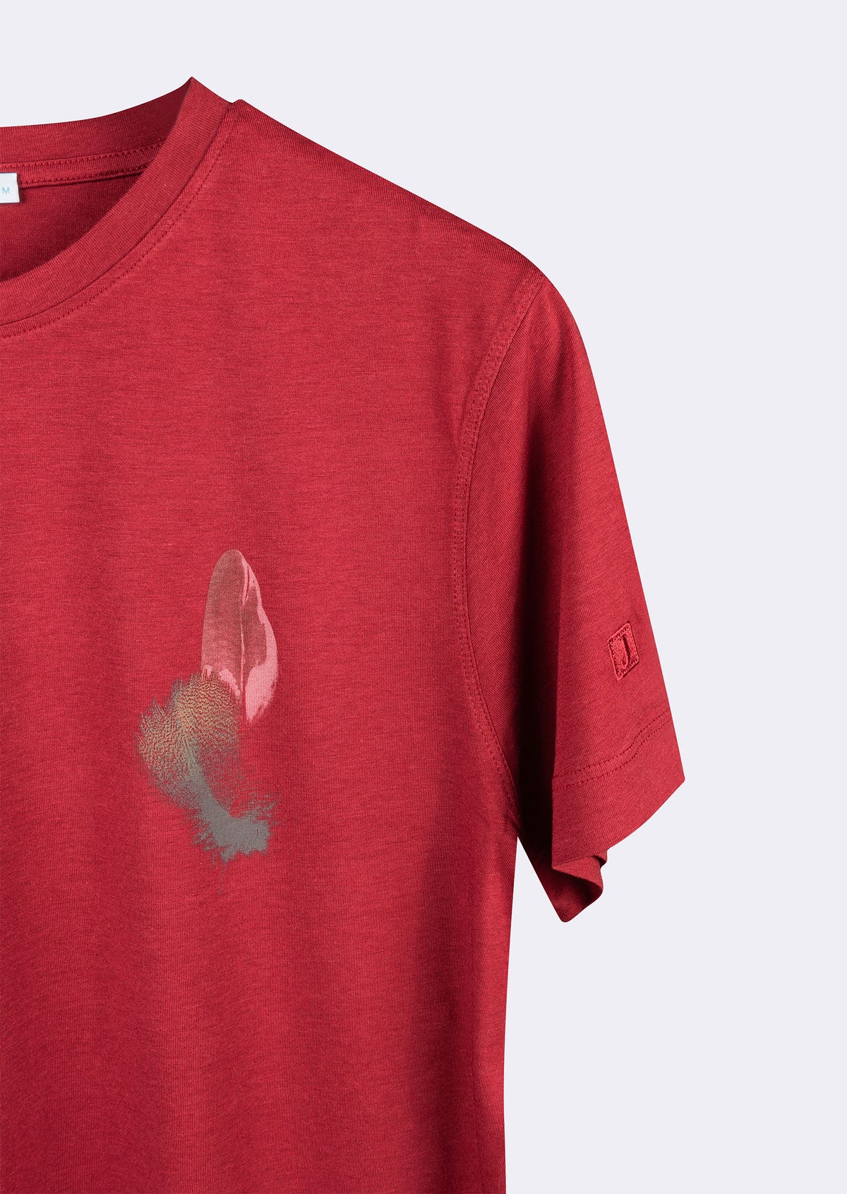 Burgundy Crew Neck T-shirt