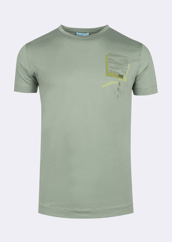 Khaki Crew Neck T-shirt